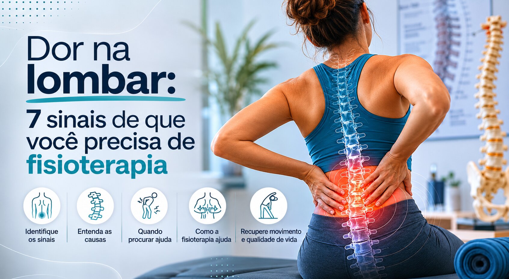 Imagem do artigo Dor na lombar: 7 sinais de que você precisa de fisioterapia